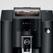Jura Piano Black E4 Superautomatic Espresso Machine - Symbol Display Close Up