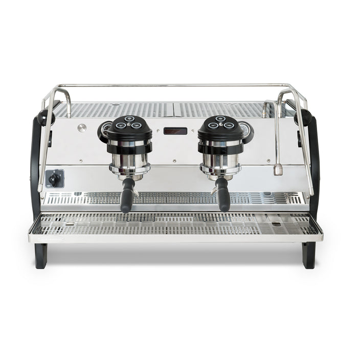 La Marzocco Stainless Steel Strada AV Espresso Machine - 2 Group - Front View