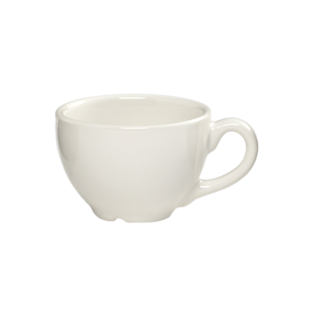 Cremaware Porcelain White Cup: 6 oz