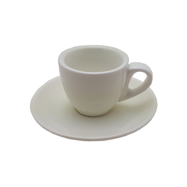 Java Gear 2 oz Ceramic Cup & Saucer