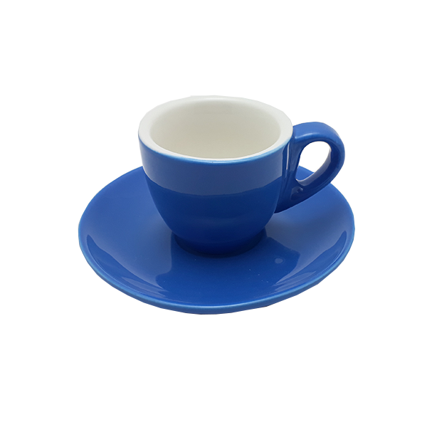 Java Gear 2 oz Ceramic Cup & Saucer