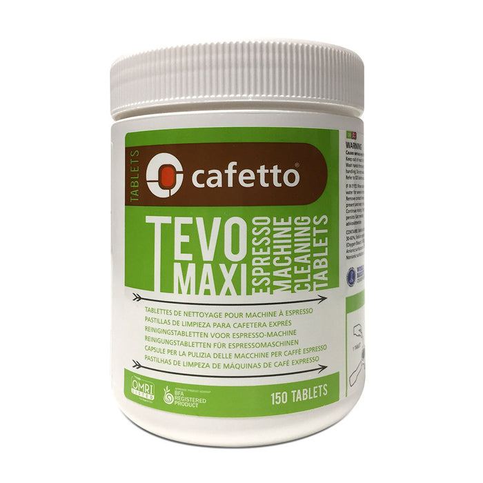 Cafetto Tevo Maxi Organic 2.5g Espresso Machine Cleaning Tablets (150)