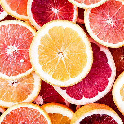 Citrus Fruit Slices to Signify Bright & Citrus Flavoured Coffee