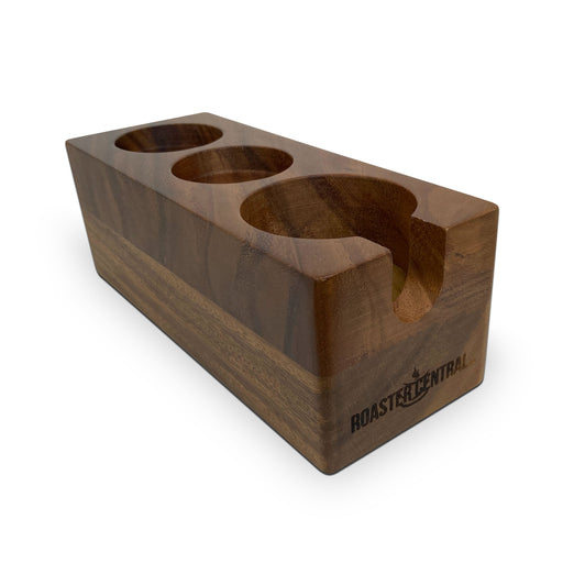 Roaster Central Walnut Tamping Stand