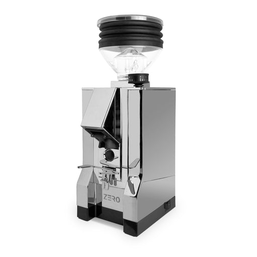 Eureka Chrome Mignon Zero Espresso Grinder - Demo Model - Front Perspective View