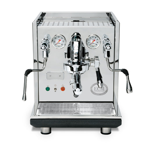 ECM Stainless Steel Synchronika Espresso Machine - Demo Model - Front View