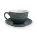 Roaster Central Grey Ceramic Coffee Cup & Saucer (350 ml)
