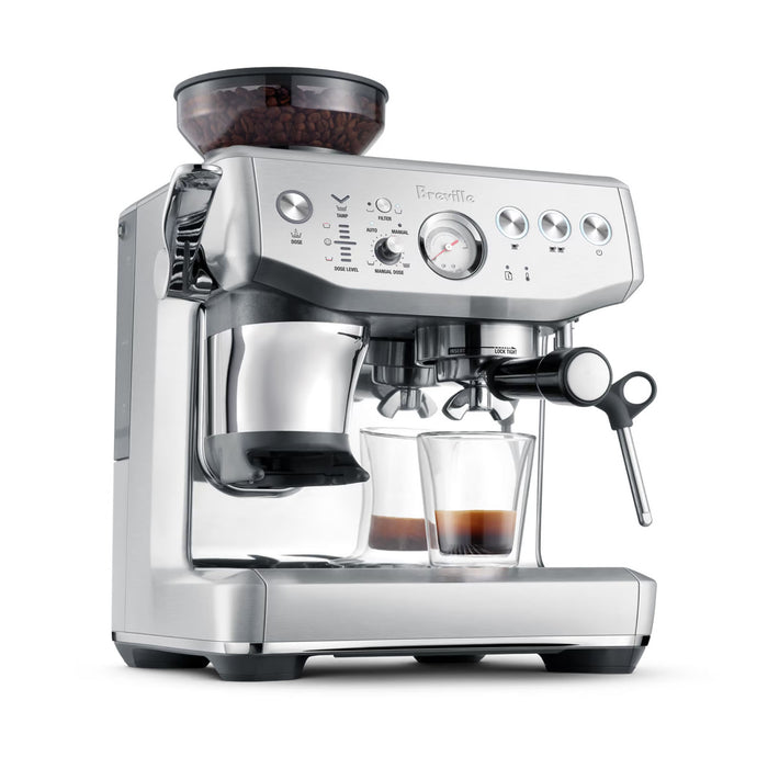 Breville Stainless Steel Barista Express® Impress Espresso Machine - Front Perspective View