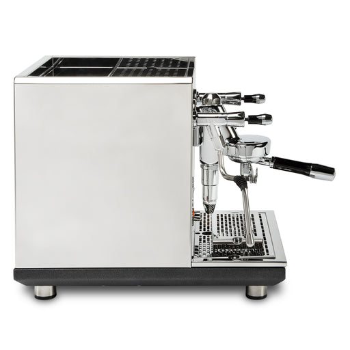 ECM Stainless Steel Synchronika Espresso Machine - Demo Model - Side View