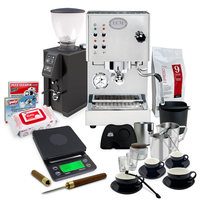ECM Casa V Espresso Machine & Macap LEO 55 Grinder Bundle