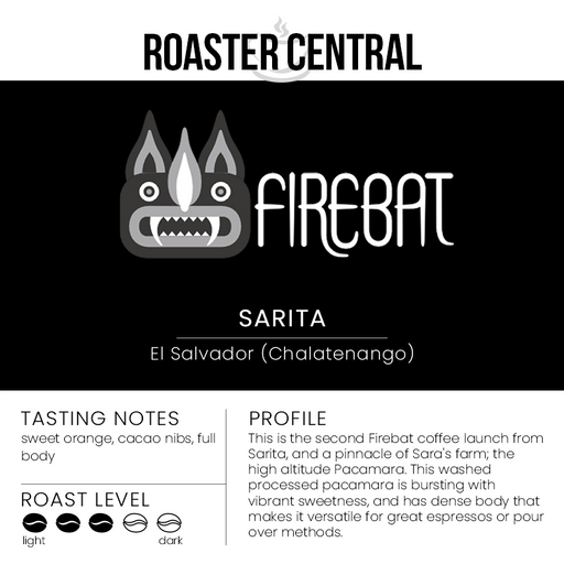 Firebat Coffee Roasters - Sarita - Medium Roast - Tasting Profile