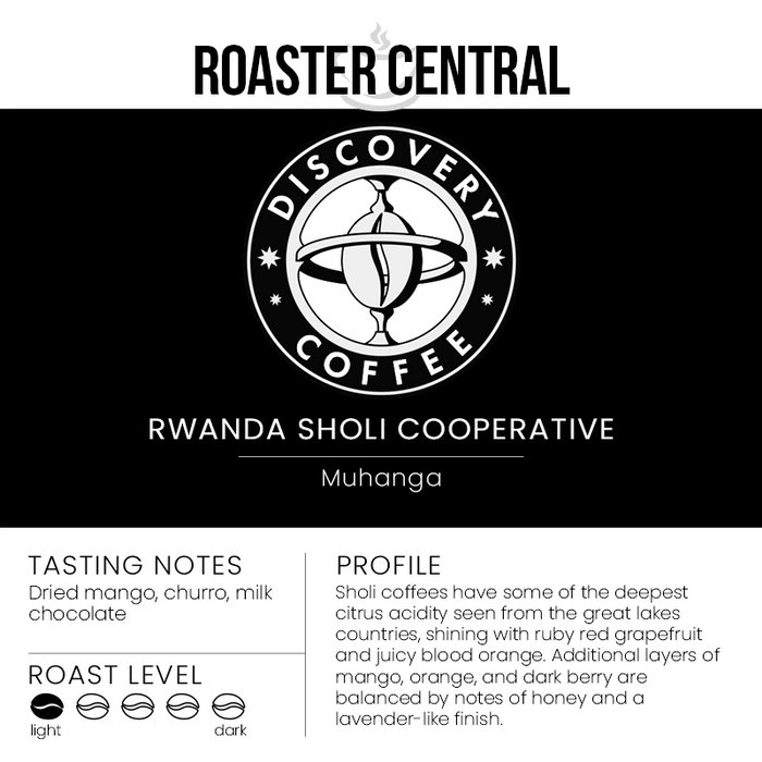 Discovery Coffee - Rwanda Sholi Cooperative - Light Roast - Flavour Profile