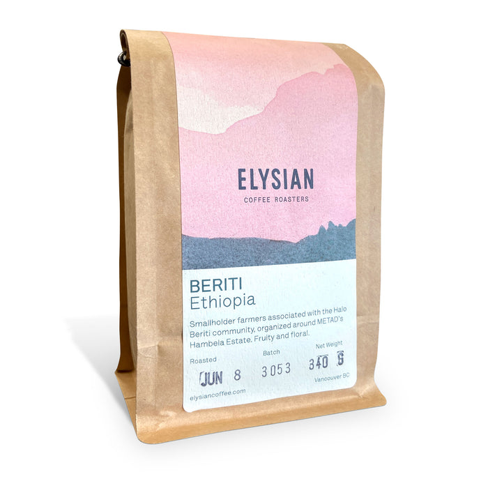 Elysian Coffee Roasters - Beriti Ethiopia - Medium Light Roast (340 g)
