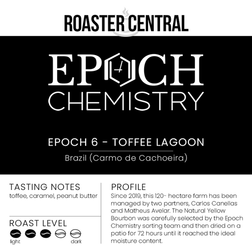 Epoch Chemistry Coffee - Epoch 6, Toffee Lagoon, Brazil - Medium Roast - Coffee Profile