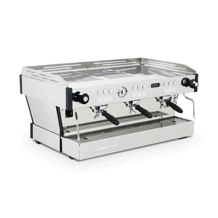 La Marzocco Stainless Steel Linea PB X Espresso Machine - 3 Group - Perspective View