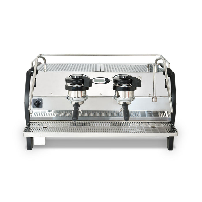 La Marzocco Stainless Steel Strada EP Espresso Machine - 2 Group - Front View