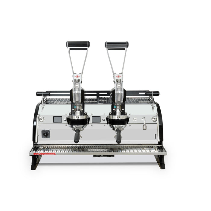 La Marzocco Stainless Steel Leva X Espresso Machine - 2 Group - Front View