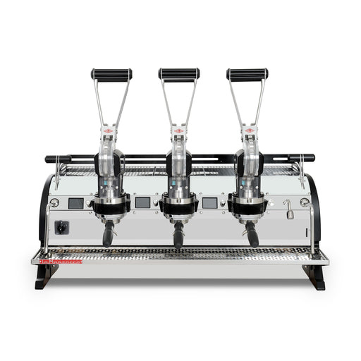 La Marzocco Stainless Steel Leva X Espresso Machine - 3 Group - Front View