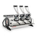 La Marzocco Stainless Steel Leva X Espresso Machine - 3 Group - Perspective View