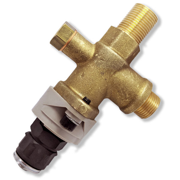 Rancilio C Lever Steam Valve Left Wvacuum Breaker Valve — Espressotec Sales And Service 2949