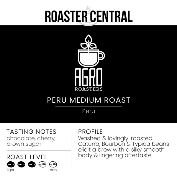 Agro Roasters Drip - Peru Medium Roast (340g)