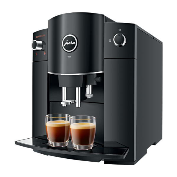 Jura D6 (Piano Black): One Touch Cappuccino Superautomatic Espresso Machine