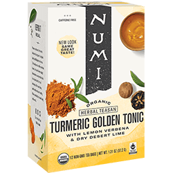 Numi Organic Tea Golden Tonic Turmeric Tea (12 ct)