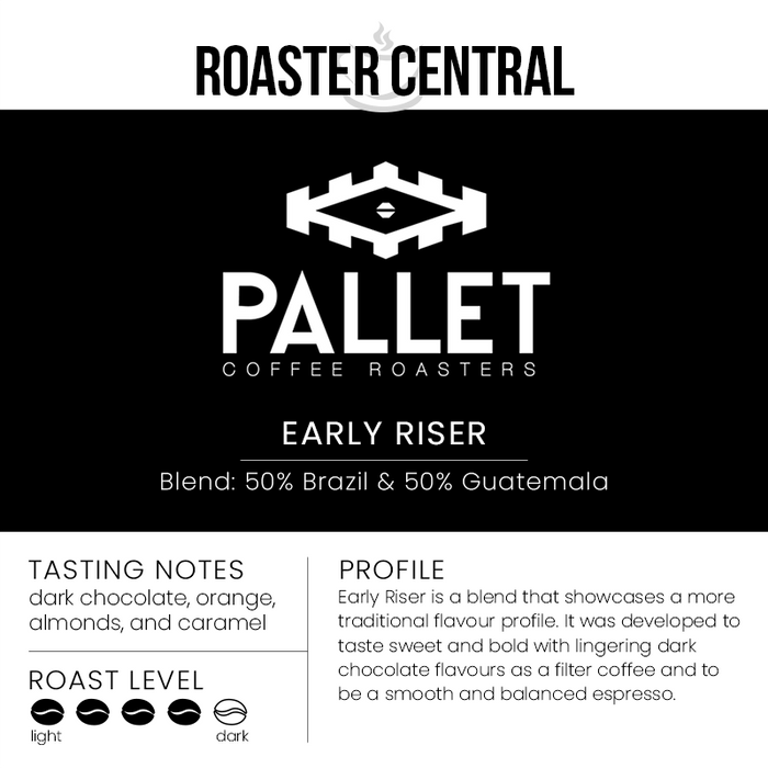 Pallet Coffee Roasters - Early Riser - Medium Dark Roast (340g)