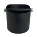 Java Gear Black Stainless Steel Bottomless Knock Box (18cm x 19cm x 26cm)