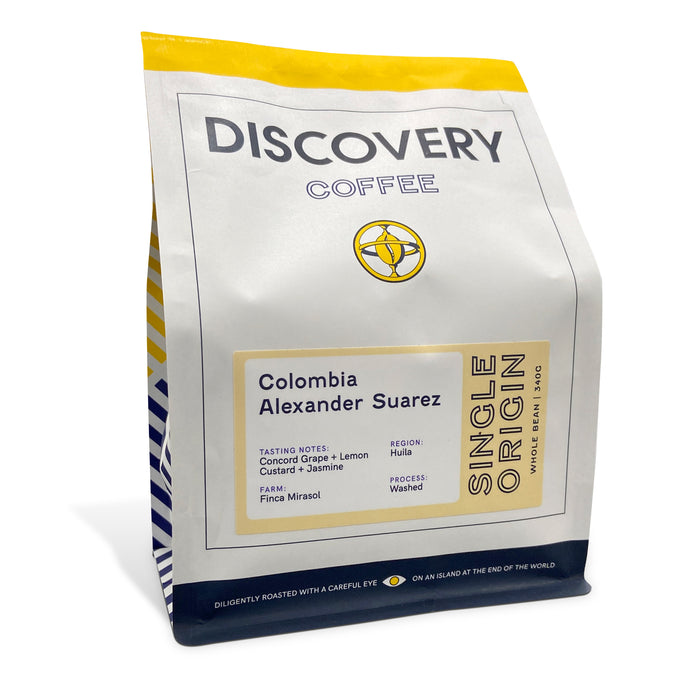 Discovery Coffee - Colombia Alexander Suarez - Medium Roast (340g)