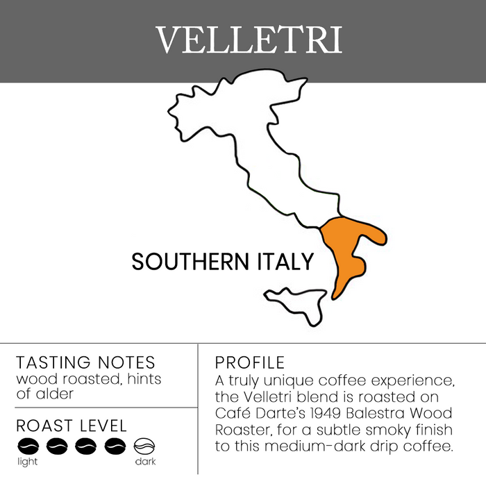 Caffe D'arte Coffee - Velletri Alderwood Roast - Tasting Pack (150g)